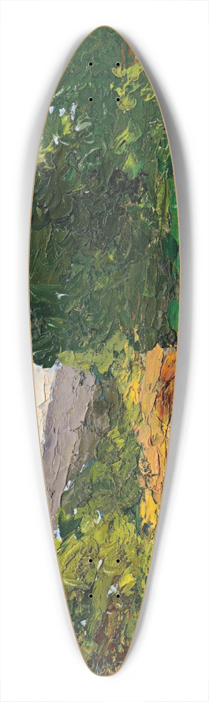 Paul Czanne - Paysage Du Midi 39.3 inch art pintail longboard deck
