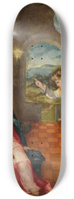 Giovanni Da Asola - The Annunciation 8.25 inch art skate deck
