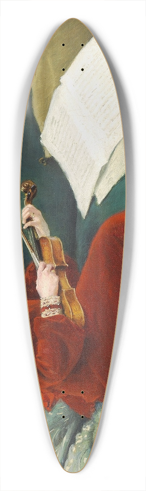 Paul Fischer - Kunstnerinden Gerda Holm 39.3 inch art pintail longboard deck