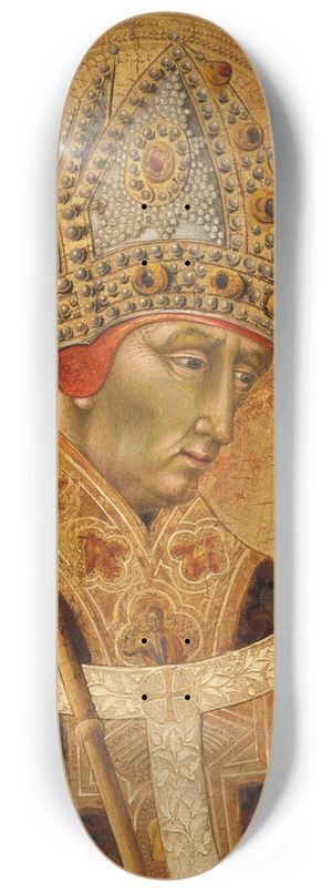 Giovanni di Paolo - Saint Ambrose 8.25 inch art skate deck