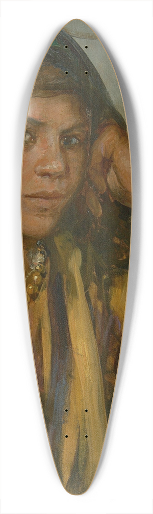 Paul Friedrich Meyerheim - Hamida 39.3 inch art pintail longboard deck