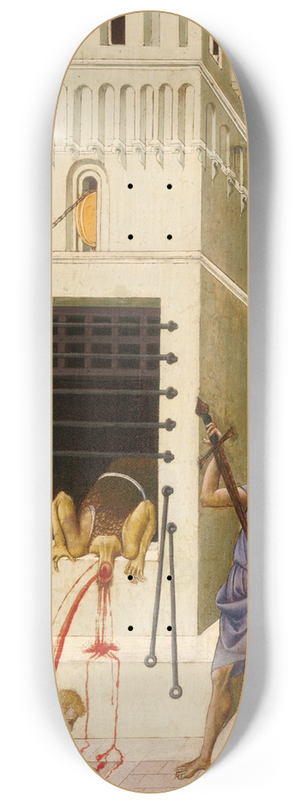Giovanni di Paolo - The Beheading of Saint John the Baptist 8.25 inch art skate deck