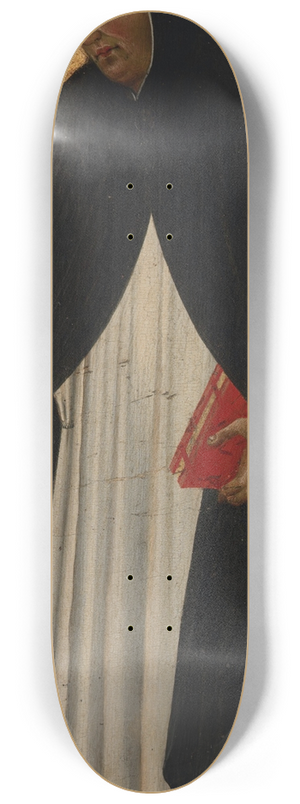 Giovanni di Paolo - The Blessed Ambrogio Sansedoni (12201286) 8.25 inch art skate deck