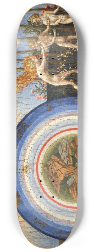 Giovanni di Paolo - The Creation of the World and the Expulsion from Paradise 8.25 inch art skate deck