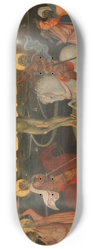Giovanni di Paolo - The Crucifixion 8.25 inch art skate deck Giovanni di Paolo - The Crucifixion 8.25 inch art skate deck