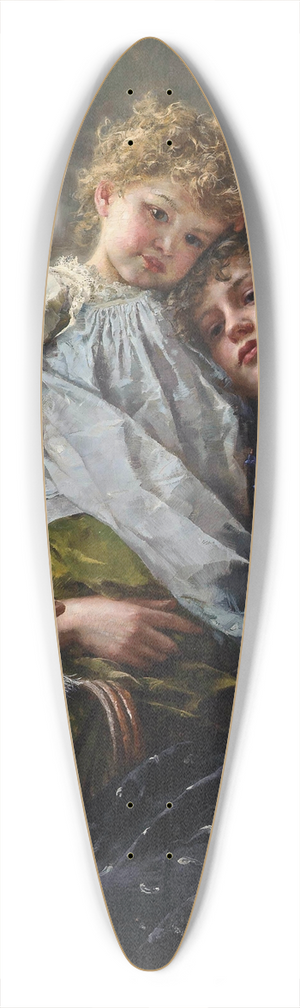 Paul Hermann Wagner - The little seamstress 39.3 inch art pintail longboard deck