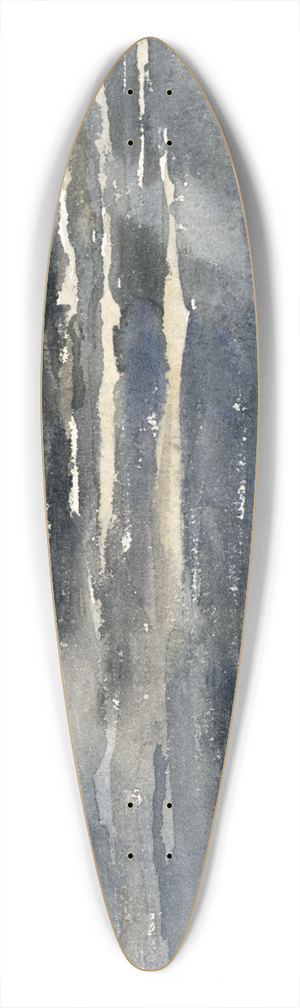 Paul Huet - Soleil couchant 39.3 inch art pintail longboard deck