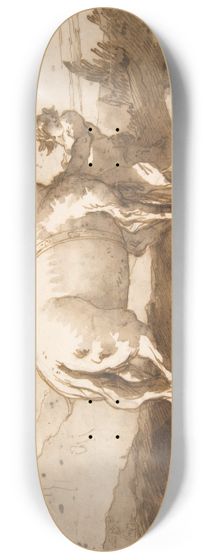 Giovanni Domenico Tiepolo - A Centaur and a Satyr 8.25 inch art skate deck