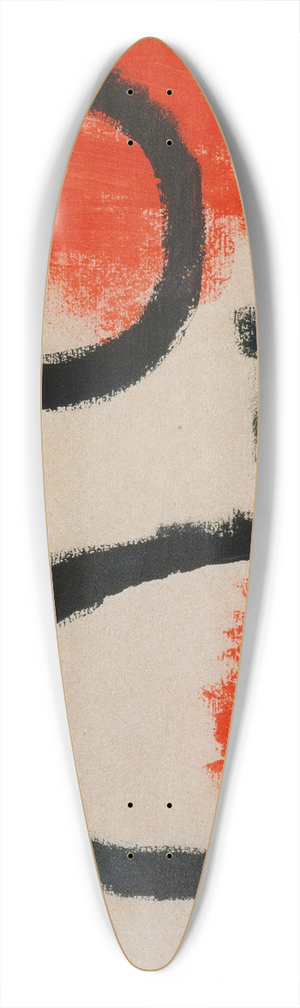 Paul Klee - Alea jacta 39.3 inch art pintail longboard deck