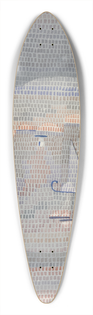 Paul Klee - Athletes Head 39.3 inch art pintail longboard deck