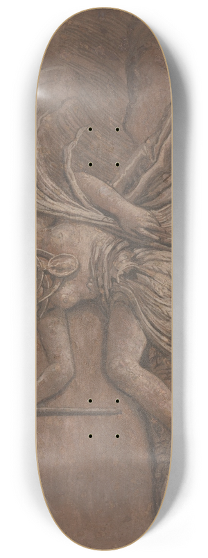 Giovanni Domenico Tiepolo - Allegorical Figure Representing America 8.25 inch art skate deck Giovanni Domenico Tiepolo - Allegorical Figure Representing America 8.25 inch art skate deck