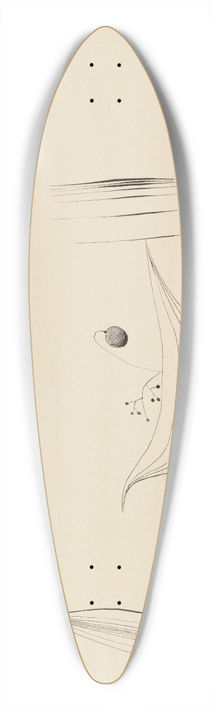 Paul Klee - Frchtestilleben (Still life with fruit) 39.3 inch art pintail longboard deck