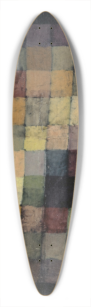 Paul Klee - Old sound 39.3 inch art pintail longboard deck