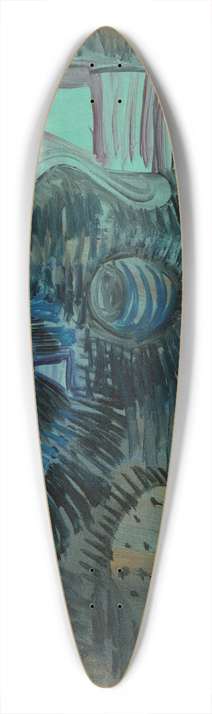 Paul Klee - Stilleben 39.3 inch art pintail longboard deck