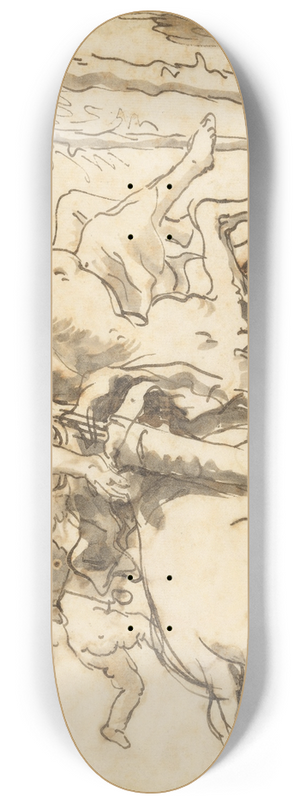 Giovanni Domenico Tiepolo - Centaur Carrying Off a Nymph 8.25 inch art skate deck