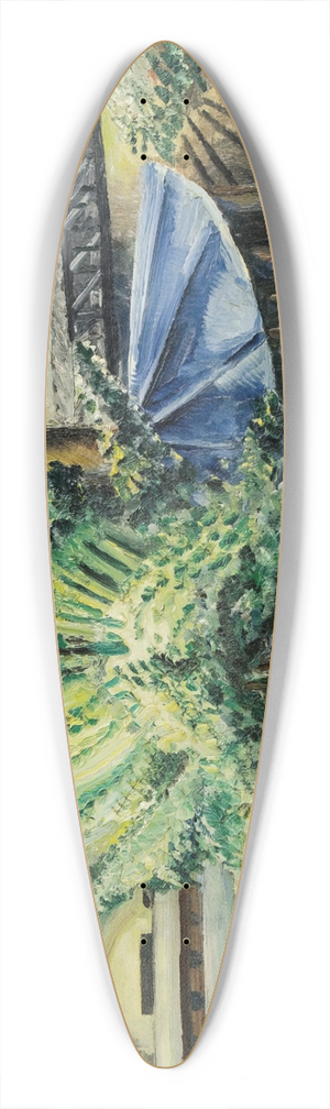 Paul Kleinschmidt - Gterbahnhof, Baumgarten vor Gterbahnhof 39.3 inch art pintail longboard deck