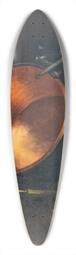 Paul Prouho - Still life with cauldron 39.3 inch art pintail longboard deck