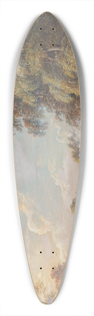 Paul Sandby - Scene In Worcestershire 39.3 inch art pintail longboard deck
