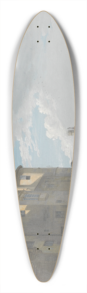 Paul Sandby - The North Terrace, Windsor Castle, Looking West 39.3 inch art pintail longboard deck