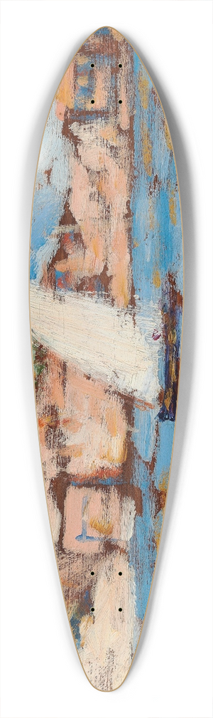 Paul Signac - Collioure. La Tartane 39.3 inch art pintail longboard deck