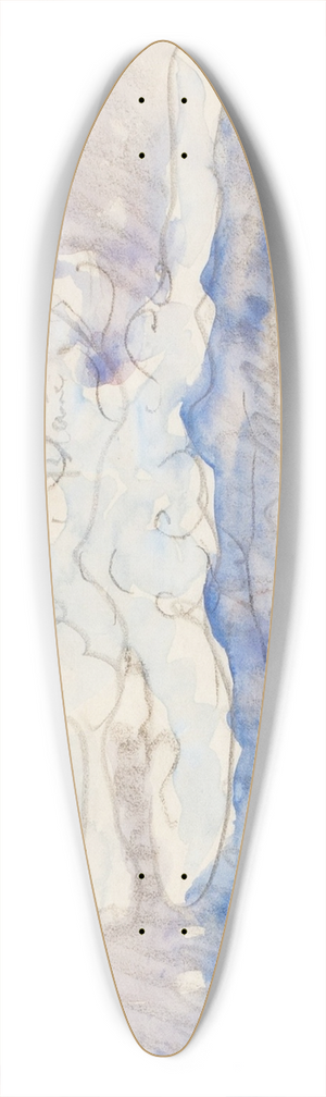 Paul Signac - Etude de ciel 39.3 inch art pintail longboard deck