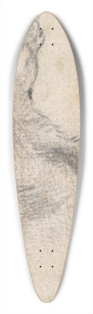 Paulus Potter - Study of a lying cow 39.3 inch art pintail longboard deck