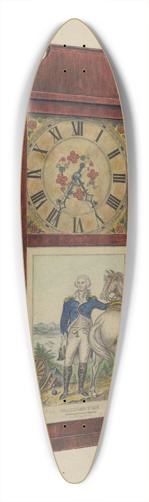 Paul Ward - Clock 39.3 inch art pintail longboard deck