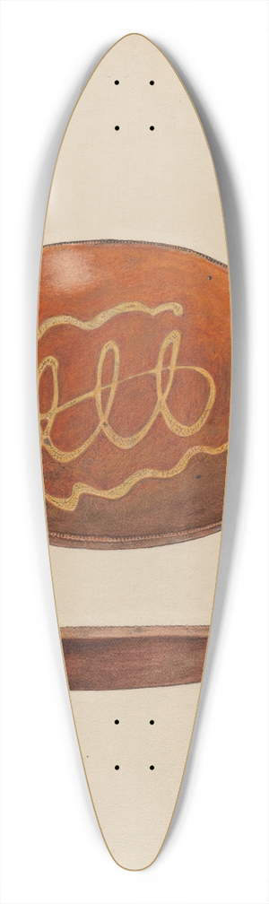 Paul Ward - Pie Plate 39.3 inch art pintail longboard deck
