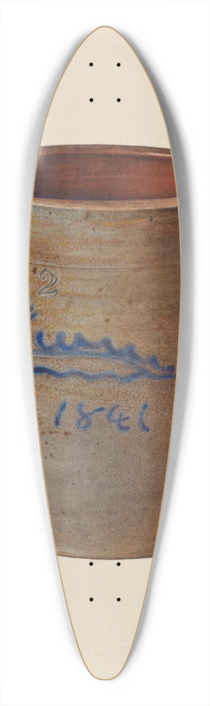 Paul Ward - Pottery Jar 39.3 inch art pintail longboard deck