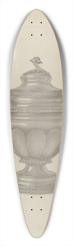 Paul Ward - Silver Sugar Bowl 39.3 inch art pintail longboard deck