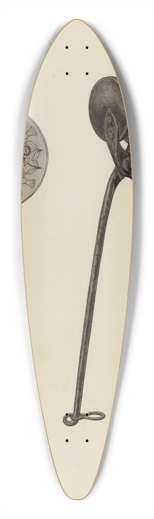 Paul Ward - Wafer Iron 39.3 inch art pintail longboard deck