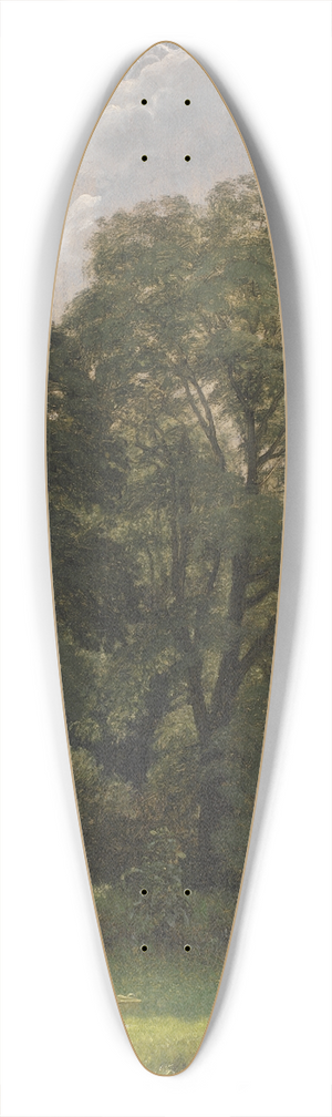 P. C. Skovgaard - Bleaching Linen in a Clearing 39.3 inch art pintail longboard deck