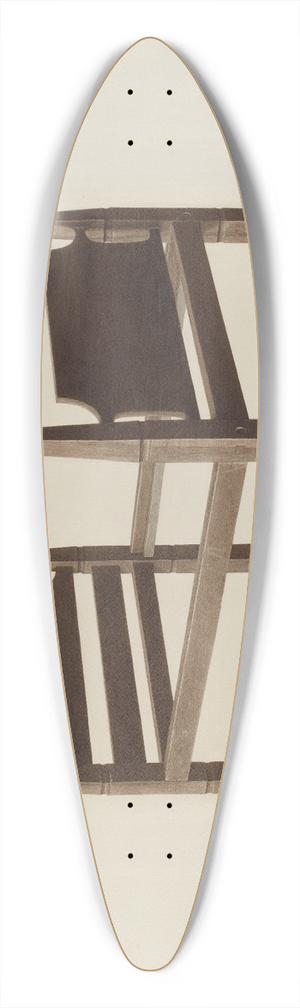 Pearl Davis - Bed 39.3 inch art pintail longboard deck