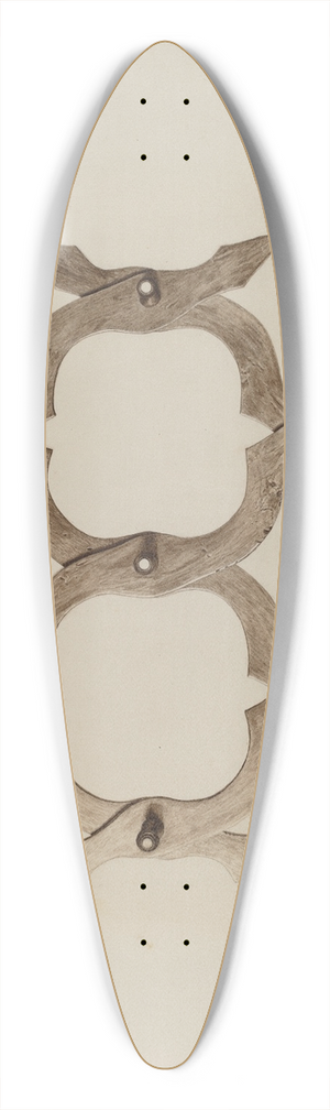 Pearl Davis - Hat-rack 39.3 inch art pintail longboard deck