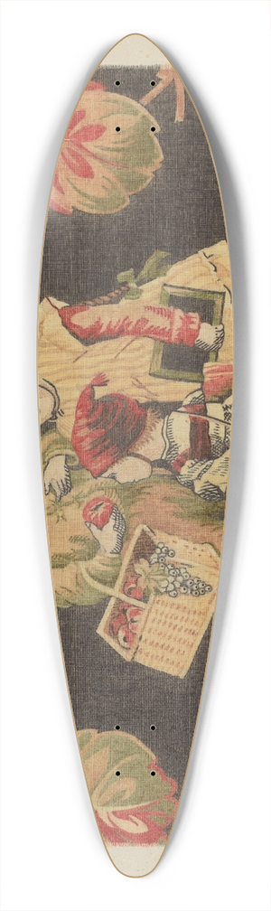 Pearl Gibbo - Printed Cotton 39.3 inch art pintail longboard deck