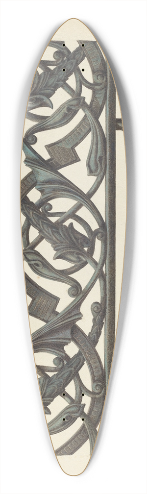 Pearl Torell - Fence 39.3 inch art pintail longboard deck