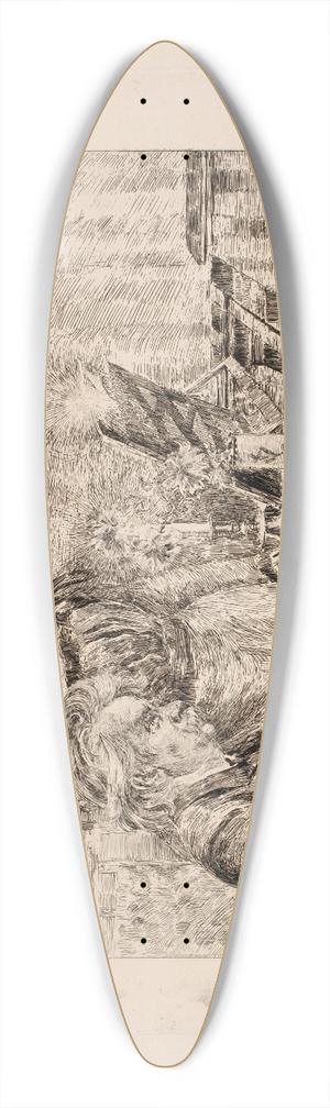 Peder Severin Kryer - Edvard og Nina Grieg ved klaveret 39.3 inch art pintail longboard deck