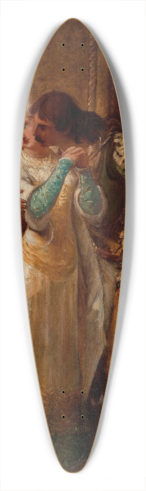 Pedro Amrico - Faust and Gretchen 39.3 inch art pintail longboard deck