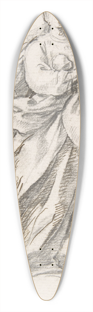 Pedro Duque y Cornejo - Virgin of the Immaculate Conception Standing on Clouds 39.3 inch art pintail longboard deck