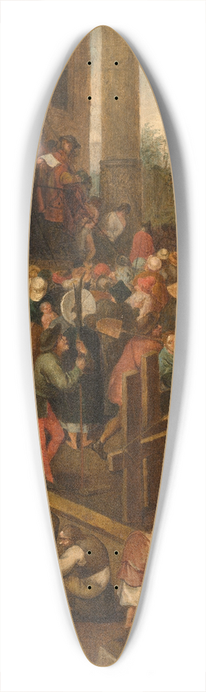 Peeter Baltens - Ecce Homo 39.3 inch art pintail longboard deck