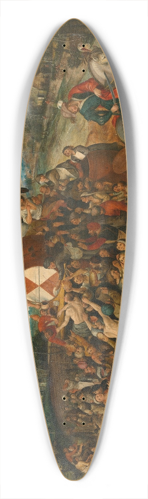 Peeter Baltens - Saint Martins Day 39.3 inch art pintail longboard deck