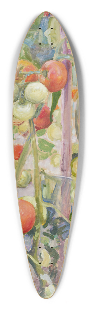 Pekka Halonen - Tomatoes 39.3 inch art pintail longboard deck