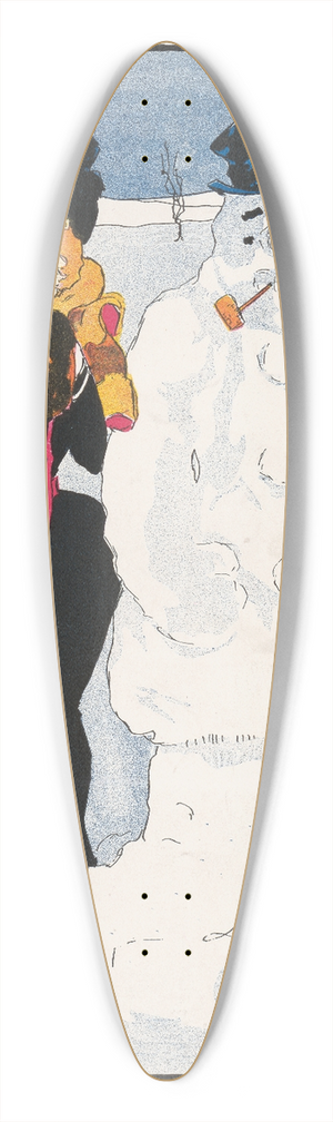 Penrhyn Stanlaws - Winter 39.3 inch art pintail longboard deck