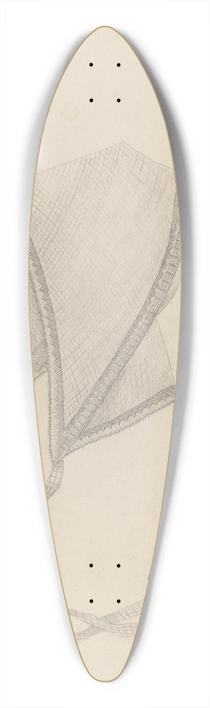 Percival Jenner - Night Cap 39.3 inch art pintail longboard deck