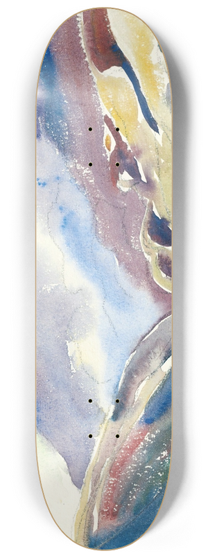 Giovanni Giacometti - HIGH MOUNTAIN LANDSCAPE (UPPER ENGADINE) 8.25 inch art skate deck