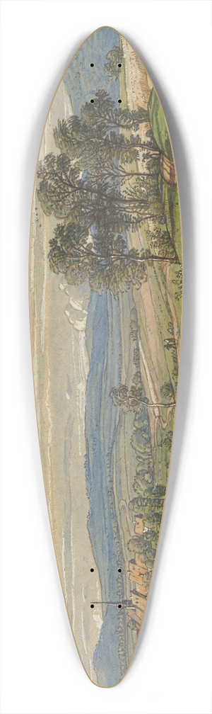 Peter Becker - Ansicht von Unterliederbach 39.3 inch art pintail longboard deck