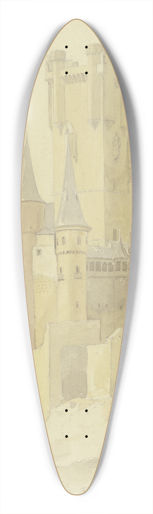 Peter Burnitz - Segovia 39.3 inch art pintail longboard deck