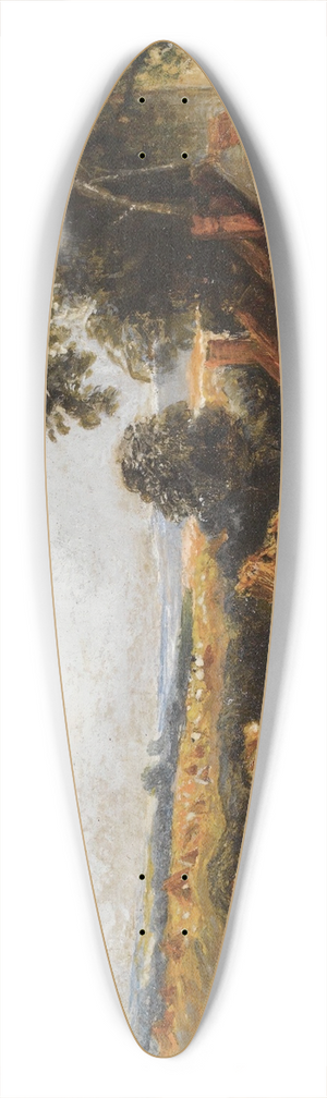 Peter De Wint - Haymaking 39.3 inch art pintail longboard deck