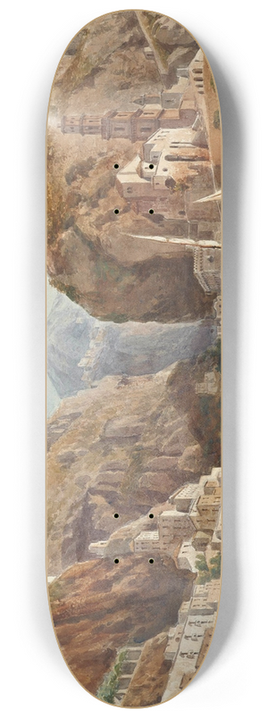 Giovanni Giordano Lanza - Fishing at Atrani on the Amalfi coast 8.25 inch art skate deck Giovanni Giordano Lanza - Fishing at Atrani on the Amalfi coast 8.25 inch art skate deck