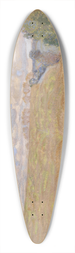 Peter Hansen - A Field of Waving Rye 39.3 inch art pintail longboard deck